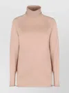 Kiton Ribbed Cashmere Turtleneck Sweater With Long Sleeves