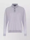 Kiton Ribbed Cuffs And Hem Polo Shirt