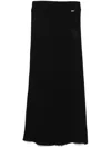 Kiton Elegant Knit Skirt Size 40 For Women In Black