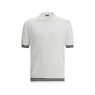 KITON RIBBED POLO SHIRT