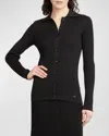 Kiton Women's Ribbed Sweater In Blk