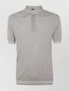 Kiton Men's Polo T-shirt In Gray