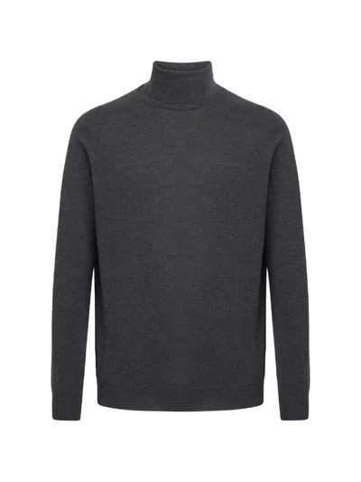 Kiton Roll-neck Sweater In Gray