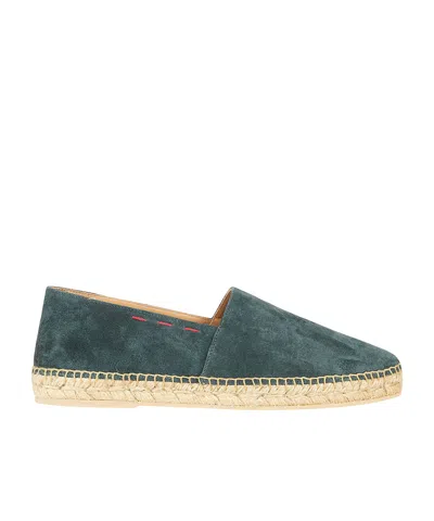 Kiton Round-headed Casual Shoes In Green