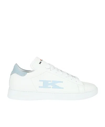 Kiton Round-headed Sports Shoes In White