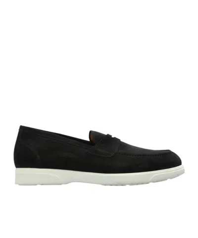 Kiton Round Toe Loafers In Multi