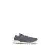 Kiton Fits Mesh Sneakers Pull Tab Rubber Sole In Blue