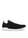 Kiton Logo-motif Sneakers In Black