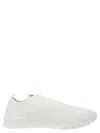 Kiton White Running Sneakers In White