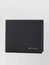 Kiton Saffiano Print Leather Wallet In Black