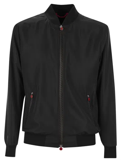 Kiton Men's Sea - Bomber Jacket In Black