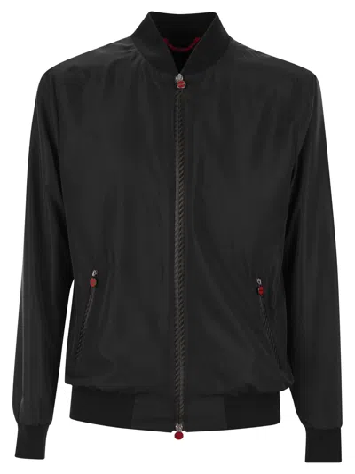 Kiton Men's Sea - Bomber Jacket In Black