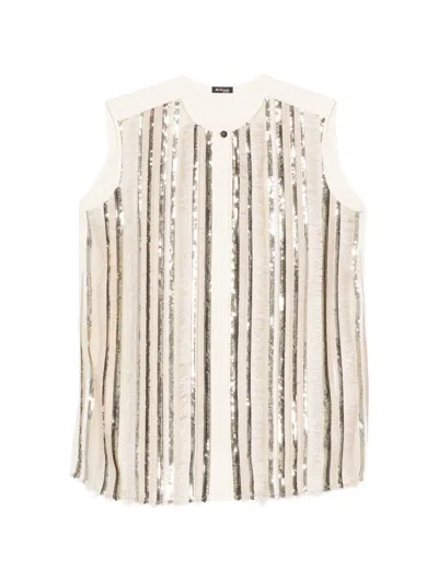 Kiton Sequin-embellishment Top In Multi