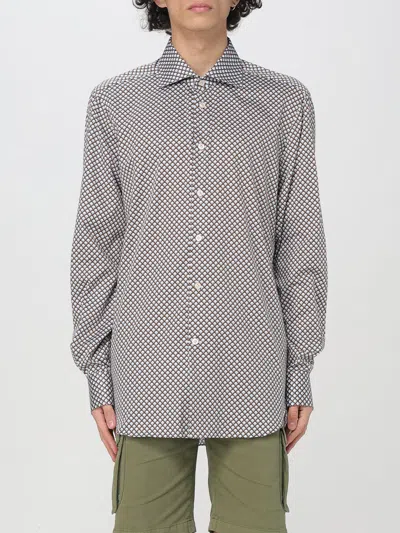 Kiton Shirt  Men Color Brown