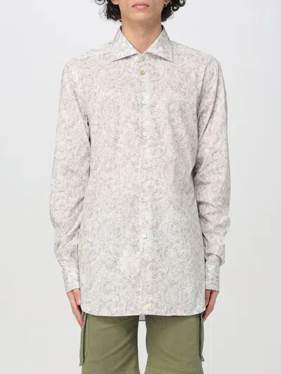 Kiton Shirt  Men Color Brown