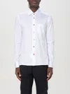 Kiton Point Collar Shirt In Weiss