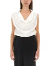 Kiton Women's Shirt With Dropped Collar In White