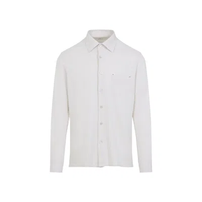Kiton Shirts Grey In White