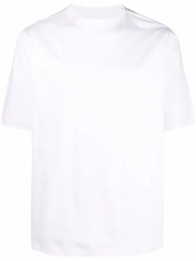 Kiton Milano Crewneck T-shirt In White