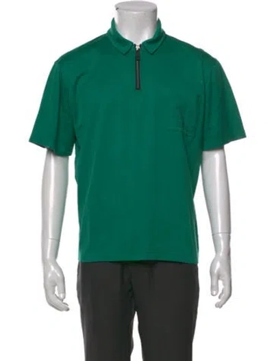 Pre-owned Kiton Short Sleeve Shirt In Green