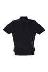 KITON KITON SHORT-SLEEVED COTTON POLO SHIRT