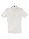 KITON SHORT-SLEEVED COTTON POLO SHIRT