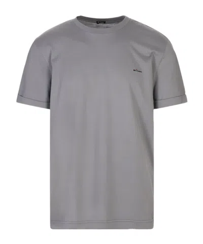 Kiton Logo-embroidered T-shirt In Multi
