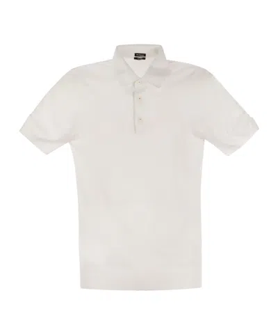 KITON SHORT-SLEEVED POLO SHIRT