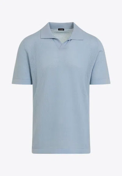 KITON SHORT-SLEEVED POLO T-SHIRT