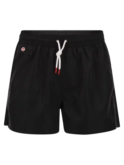 Kiton Short Swim Boxers In Black