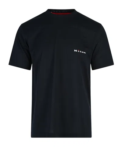 Kiton Short-sleeve T-shirt In Black