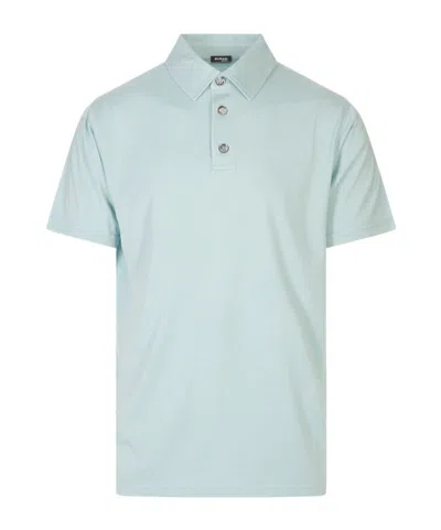 Kiton Short-sleeved Polo Shirt In White