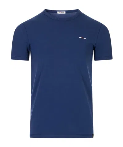 Kiton Short-sleeved T-shirt In Blue