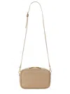 Kiton Shoulder Bag With Logo In Dove