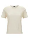 Kiton Knitted Cashmere-silk T-shirt In White