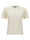 Kiton Knitted Cashmere-silk T-shirt In White