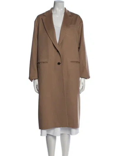 Pre-owned Kiton Silk Coat In Neutrals
