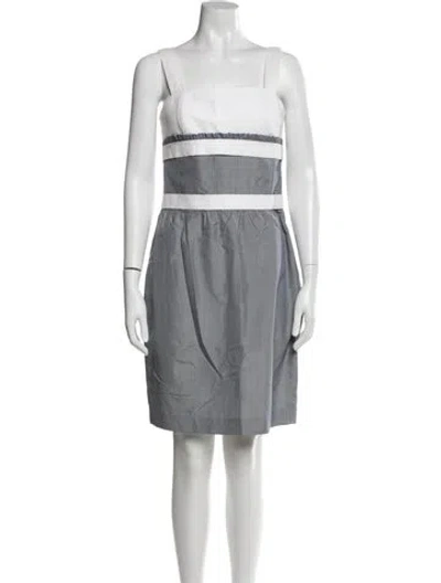 Pre-owned Kiton Silk Knee-length Dress In Multi