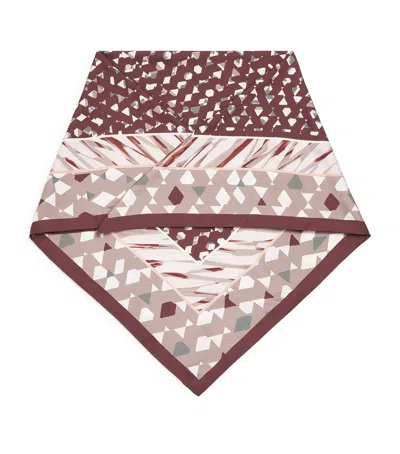 Kiton Silk Printed Scarf