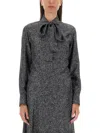 Kiton Women's Printed Shirt In Grey