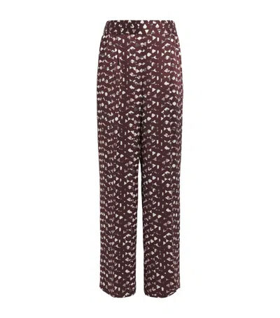 Kiton Silk Printed Sleeveless Top In Multi