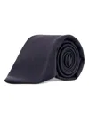 Kiton Wool Tie In Blue