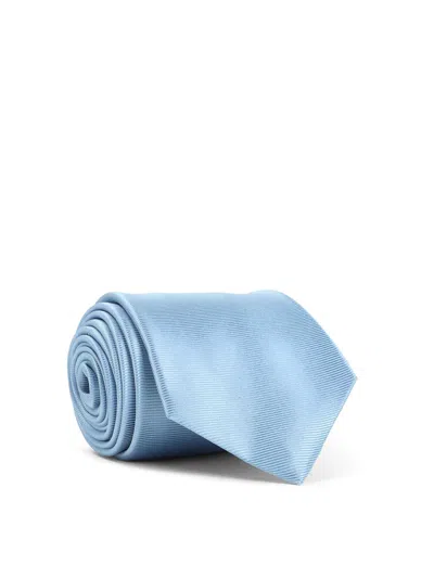 Kiton Silk Tie Men In Blue