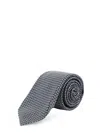 Kiton Silk Tie In Blue