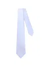 Kiton Silk Tie In Blue