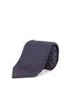 Kiton Silk Tie In Blue