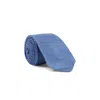 Kiton Solid Silk Tie In Blue