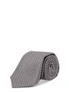 Kiton Silk Tie In Gray