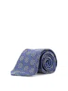 Kiton Silk Tie In Multi