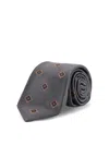 Kiton Diamond-pattern Tie In Multi